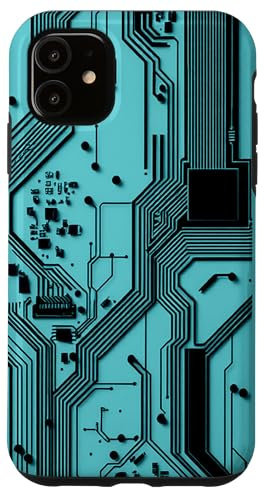 Disposition de circuit électronique informatique Coque pour iPhone 11