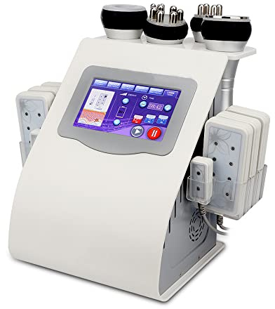Macchina dimagrante 5 in 1 Fat Blast Dimagrante Dispositivo Ultrasuoni Vuoto 40K Massaggiatore Corpo Radiofrequenza, Adatto per bruciare grasso sul viso, mani e gambe