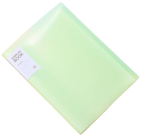 Dokumentenmappe A4, 20-60 Taschen, 6 Farben, Fächermappe, Document Organizer, Mappen Ordnersystem, Mappe mit Fächern, Dokumenten Ordner, Aktenmappe, Organisationsmappe (Grün, 20 Seiten)