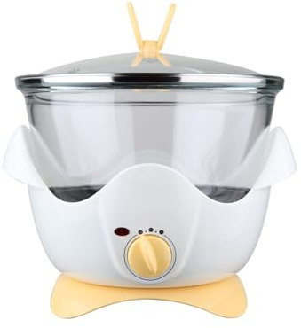 Olla para sopa, olla para guisar eléctrica totalmente automática, olla para la salud, olla de cocción lenta inteligente multifuncional para el hogar de vidrio