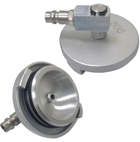 AXILYZE Adattatore per Serbatoio del Liquido Freni con Attacco Euro, Adattatore per spurgo Freni in Alluminio, Compatibile con i Modelli della Serie Honda