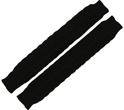 Manga Brazo Protección Solar Otoño y invierno Medio dedo Guantes de Finger Largo Twist de 8 en forma de punto Ciervo de manga cálida de manga de dedo abierto Manga De Brazo De Protección Solar(3)