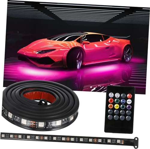 Alipis Kit Illuminazione Sottoscocca LED per Auto Telecomando Strisce Resistenti e Facili da Installare Adatte a Tutti