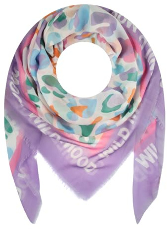 Majea - Dreieckstuch Damen-Halstuch, Schal Scarf Stola Quadratischer Schal Damen (880070) (lila 2)