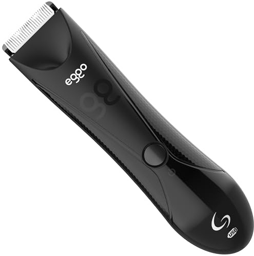 GA.MA Italy Professional - Eggo-epilator, 35 mm keramiskt blad, exakt och skonsam rakning för intima zoner, ultralätt, sladdlöst, LED-ljus, 4 styrkammar, perfekt för män och kvinnor