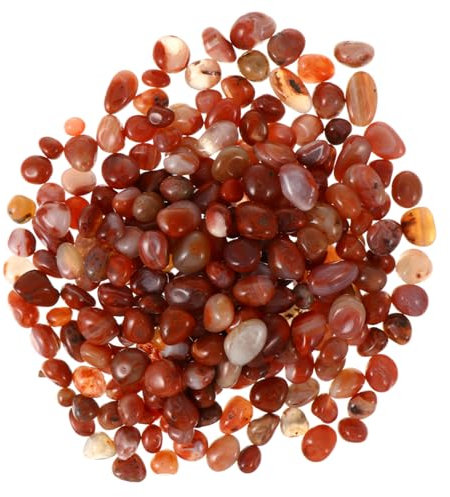 UPKOCH Galets Décoratifs De Rivière Naturels 500 g Pour Jardin Et Pots De Fleurs, Pierres Roulées Lisses Colorées, Gravier Extérieur Pour Aménagement Paysager Et Décoration Intérieure