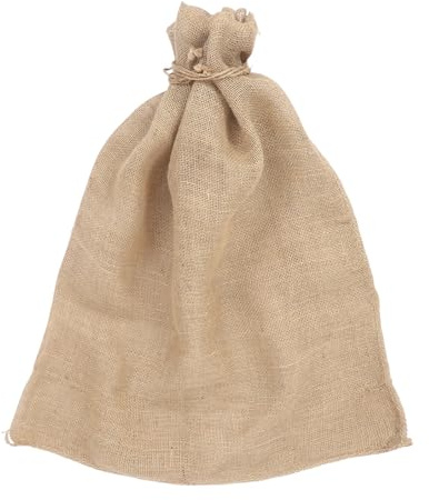 KONTONTY 2 Stück 2 Stück Jute Pflanzenschutz Winter 100 X 60cm mit Kordelzug Frostschutz für Sträucher und Bäume im Außenbereich