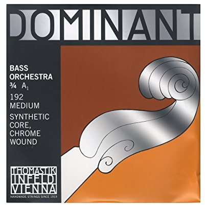 Thomastik Corda per Contrabbasso 3/4 Dominant - corda La anima sintetica, rivest. cromo, accordo orchestra, media