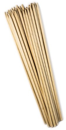Perfect Stix CDS 120 SP-100 Woodne Semi-Pointed Corn Dog Stick, 12 Skewer x 1/4 Semi Point (Pack of 100)
