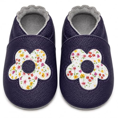 YIHAKIDS Bébé Filles Garçons Chaussures | Cuir Souple Enfant Chaussons Cuir Doux Chaussures Premiers Pas