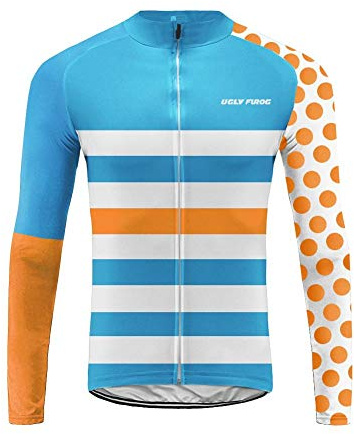UGLY FROG Damen Fahrradtrikot Atmungsaktiv Langarm Radtrikot Fahrradkleidung Für Rennrad Radsport