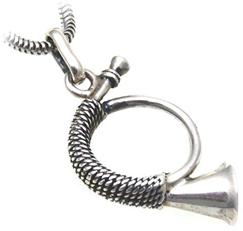 Nicht Zutreffend Anhänger Jagdhorn echt Silber 925 Jagdschmuck