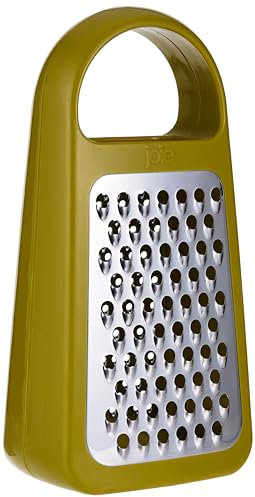 Joie Tower Grater – Double-Sided Stainless Steel Cheese & Vegetable Grater, BPA-Free & Dishwasher Safe, Assorted Colors