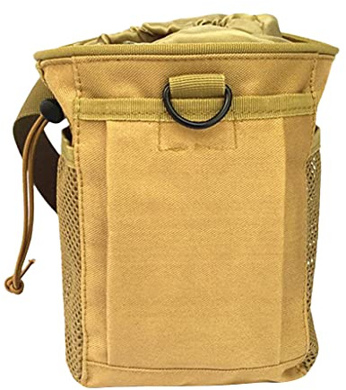 Unbekannt Magnesiabeutel Chalkbag mit Verstellbarer Hüftgurt, Braun
