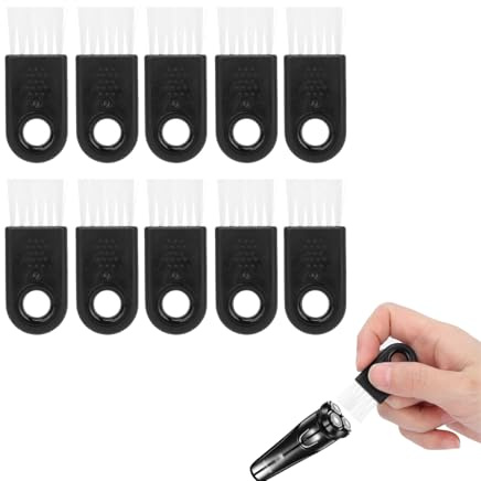 Agatige 10Pcs Shaver Cleaning Brush, Small Clipper Brushes Razor Cleaner Set Hair Remover Razor Cleaning Tool for Removing Beard Debris and Dust