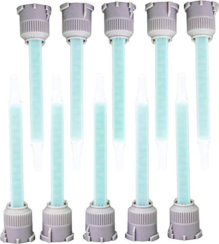 10x Top2Glue Mischdüse für 2 Komponenten Kleber Doppelkartuschen I Epoxydharz Mischerspitzen I Mixtülle Kunststoffkleber I Mischertülle für 2K-Kleber