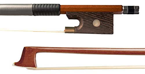 Geigenbogen 4/4 Größe Brazilwood Fiddle Bow Round Stick Grip White Horsehair Balance (Color : 1-8)