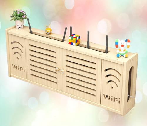 Cajas Router Caja de WiFi Caja Oculta Router Cajas de Llaves Pared Caja para Guardar El Router,C-71x28cm