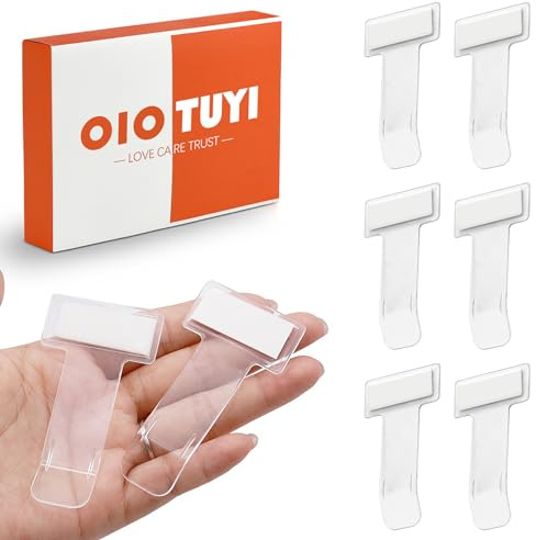 OioTuyi 6 Stück Transparente Parkausweis Halterung für Windschutzscheibe, Auto Parktickethalter, Parkscheinhalter Selbstklebend