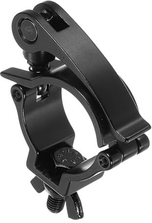 sourcing map Light Truss Clamp, Aluminum Alloy Stage Lighting Pipe O Clamp for 1.89-2.01inch OD Tube Max Load 220Lb Single Buckle, 1Pcs