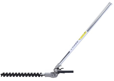 Heckenschere mit Verlängerungsstange, Hocheffizienter, Verstellbarer Heckenscherenaufsatz für Freischneider, Gartenschneider (26 * 9mm)