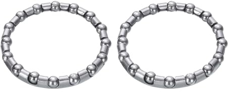 QUARKZMAN Fahrradkurbel Kugellager 1/5 Zoll (4mm) x 16 Kugeln, 2 Stück Ersatzkugellager für Mountainbike-Tretlagerlager Fahrradradrahmenlagerreparatur