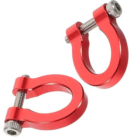 Cabilock 2pièces Crochets De Remorquage pour Voitures Télécommandées Alliage d Aluminium Lot de Facile à Installer Accessoires De Décoration pour Petites Voitures