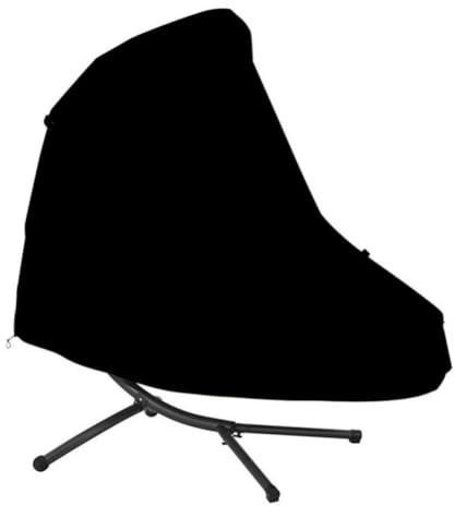 Opatiny wasserdichte Abdeckung für Hängeliege 420D Oxford-Gewebe mit verstellbaren Riemen, Winddicht für Gartenmöbelschutz, 185 x 117 x 198 cm