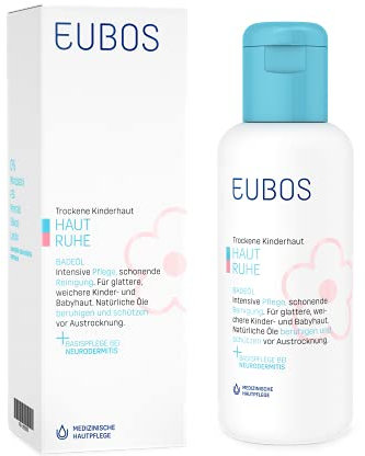 EUBOS HAUT RUHE | Badeöl | Für Baby & empfindliche Haut | Vegan | 125ml