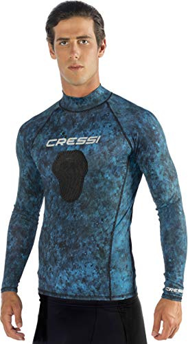 Cressi Hunter Rash Guard, camo Blue, M