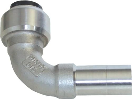Edelstahl Steckfitting Tectite Bogen 90° 22 mm Innen/Außen lösbar, TS001A