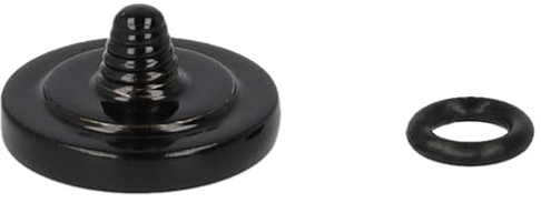 vhbw Bouton de déclencheur Compatible avec Fujifilm X30 | X10, X20, X-E1, X100T, STX-2, X100S, X100 appareil photo - Pression ergonomique, métal, noir