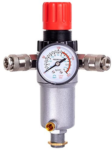 1/2 Accessoire de pneumatique régulateur de pression avec manometre