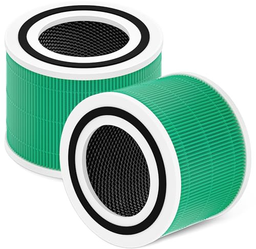 Core 300 Filter Replacement Fit for Levoit Core 300 Core 300-RF-TX (Green), 3-in-1 Filter