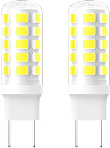 G8 LED Bulb Dimmable, 120V 50W Microwave Light Bulbs Replacement for GE Over The Range Microwave Hood, Kitchen Over Stove Light/Surface Light Bulb, Replaces WB08X10057, Daylight White 6000K, 2 Pack