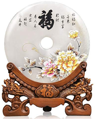 BBAUER Weiping – Feng Shui-Statue, Ping'an-Schnalle, Ornamente, glücklicher Umzug, neues Zuhause, Geschenk, Büro, Zuhause, Wohnzimmer, Schrank, Dekoration, Ornamente, Segen, Geschenk