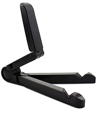 CD Halter Schallplattenaufbewahrung, Tisch-Album-Schallplatten-Display-Halter, modernes, verstellbares Schallplattenregal, stabiler Multifunktionshalter for das Heimbüro DVD Halter ( Color : Schwarz )
