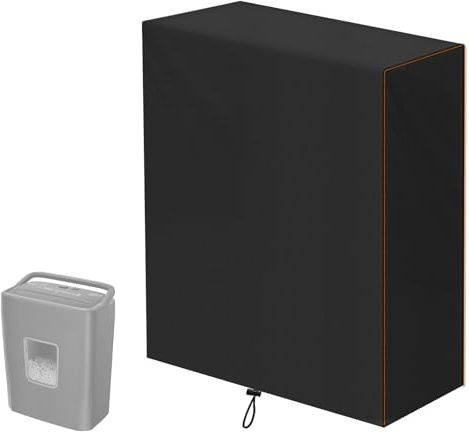 Paper Shredder Cover Waterproof 420D Oxford Cut Credit Card Shredder Protective Shredder Dust Cover for Home Office (14L X 10W X 17H)