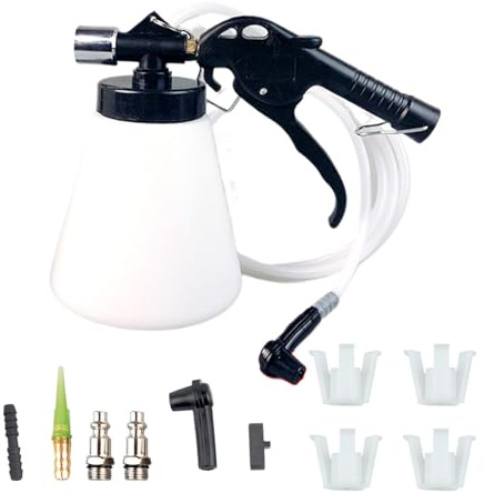 Set di sfiato dei freni, dispositivo di sfiato del freno a vuoto, 1 l, set manuale di pompa del liquido per vuoto, lavastoviglie dei freni, set di sfiato della frizione, strumenti di sfiato per tutte
