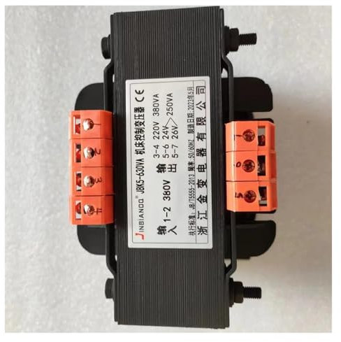 CAYUND Trasformatore di Controllo JKB5-630VA BK Tipo Trasformatore di Potenza di Controllo Ingresso 380 V Uscita 220 V 26 V 24 V
