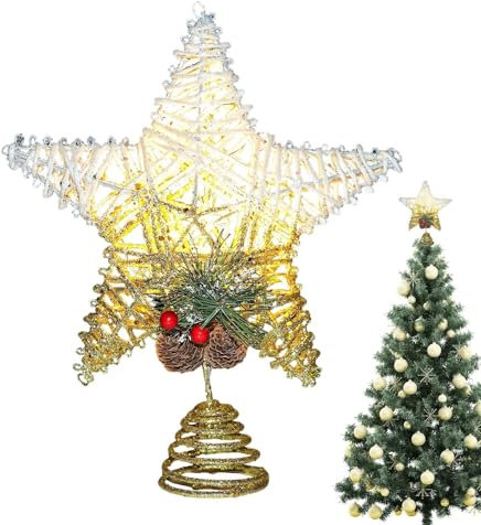 Star Tree Topper,Star Tree Topper Stjärnform Dekorativ
