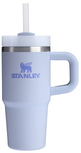 STANLEY Quencher H2.0 Tumbler with Handle and Straw 14 oz | Flowstate 3-Position Lid | Cup Holder Compatible for Travel | Insulated Stainless Steel Cup | BPA-Free | Dew Drop
