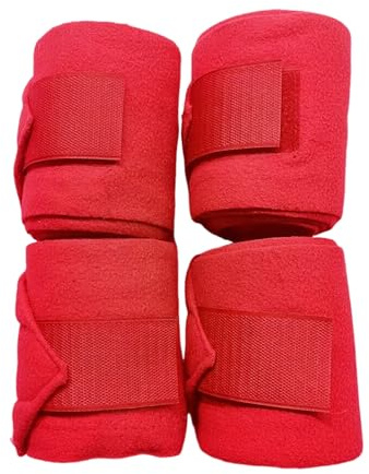 Vendas para Patas de Caballos,4 Piezas de Vendajes para Patas - 250 cm Accesorios Ecuestres Protectores Delanteros para Caminar Entrenar Saltar