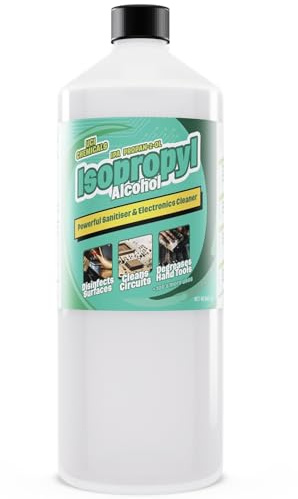 Pure Isopropyl Alcohol 1 Litre, 99.99% | Rubbing Alcohol | Disinfectant | Sanitizer | Sterilizer | Anti Sceptic