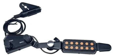 12 ljudhål pickup transduer ersättning givare gitarr ljud hål pickup tillbehör delar och tillbehör