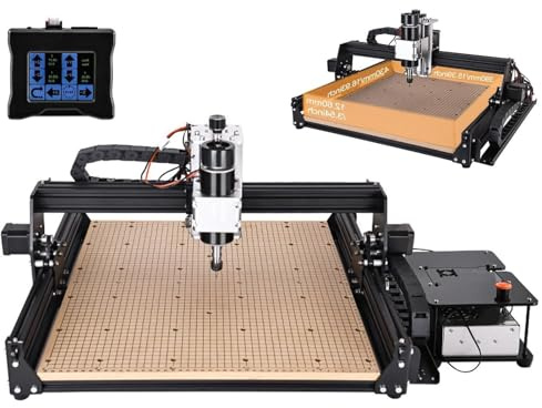 CNC Router Machine for Wood and Metal Engraving, High-Power Milling Tool for Woodworking, Plastic, and Acrylic Projects