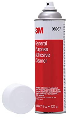 3M General Purpose Adhesive Cleaner, 08987, Removes Adhesive Residue, Gentle On Paint/Vinyl/Fabric, 15 fl oz