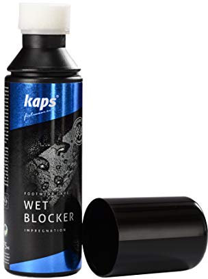 Kaps Intensive Imprägnierung vor Nässe und Schmutz für Schuhe, wasserabweisend, mit Schwammapplikator, Wet Blocker