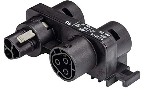 Wieland RST H-Verteilerblock, 3-polig, 250V, 20A, wasser- und staubdicht IP66/68 (3m;2h) /IP69K | Kabel-Verteiler für Außenbereich - Stecksystem zur Elektroinstallation - Staubdicht & Wasserdicht bis 3m Tiefe