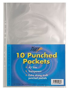 Tiger 100 A3 Kunststoff Wallets löschen Poly Taschen Porträt